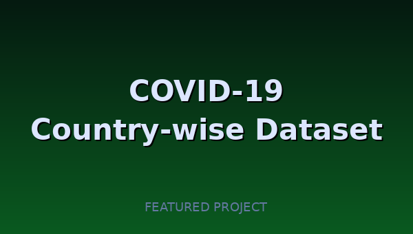 Covid-19 Country wise Cleaned Dataset